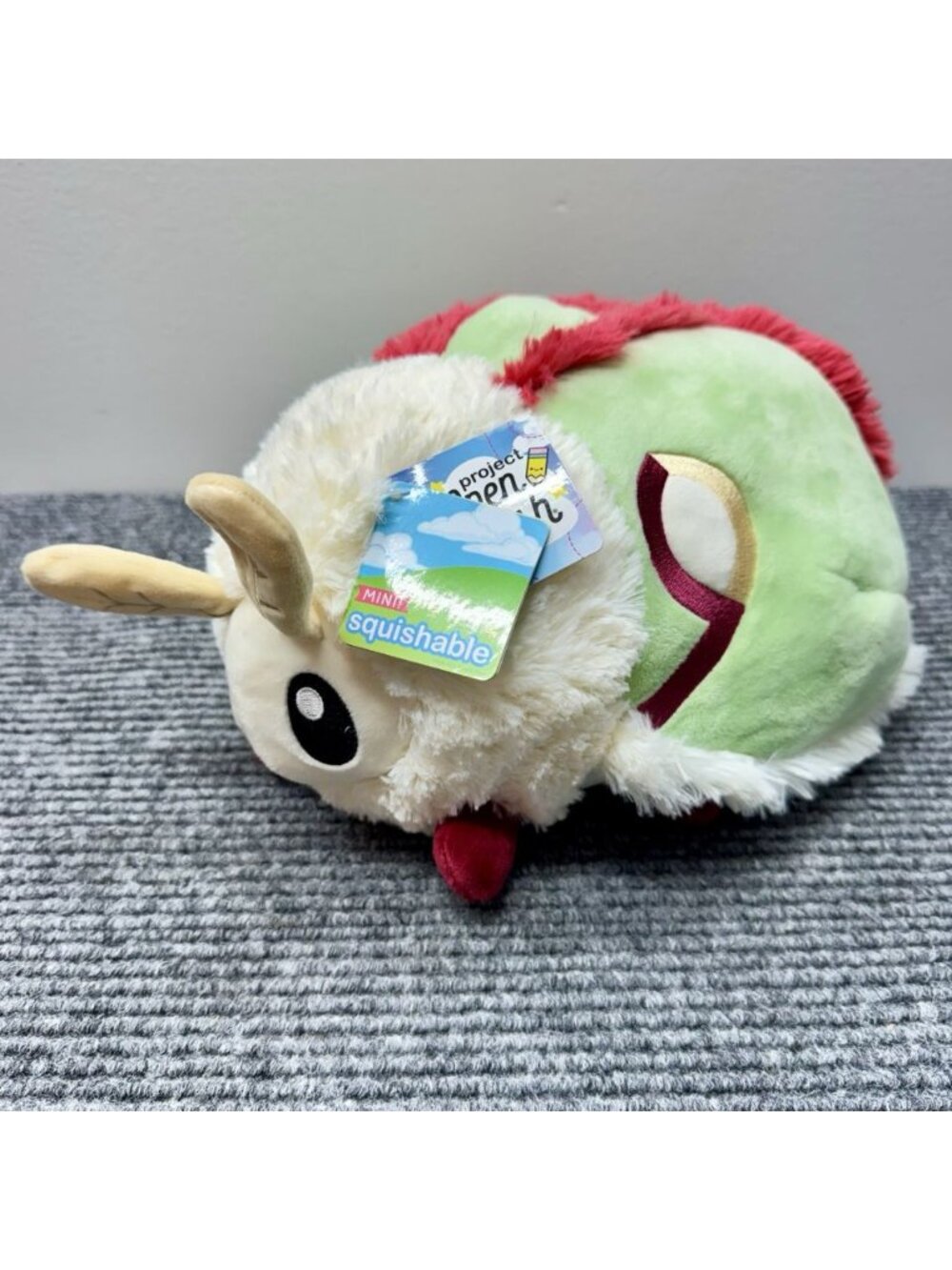 Squishable Luna Moth Plush Toy – Soft Green Moth Stuffed Animal Bug Insect Mini